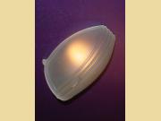 Clear Frosted Antique Vintage Slip Shade for Lighting Fixture 2v