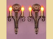 Moe Bridges 2 Bulb Cast Iron Sconce 8 available priced per pair