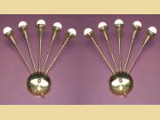 Pair Mid-Century Wall Sconces