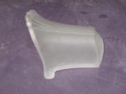 clear frosted slip shade